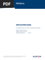 The Application of High Impedance Relays