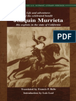 Life and Adventures of The Celebrated Bandit Joaquin Murrieta by Ireneo Paz