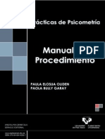 00 Practicas de Psicometria-Manual de Procedimiento