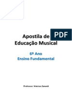 Apostila Completa Edu Musical 6° Ano