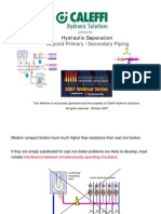 Hydraulic Separation - Beyond Primary / Secondary Piping