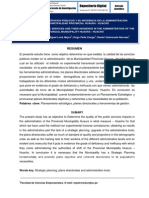 La Calidad de Los Servicios Públicos y Su Incidencia en La Administración de La Municipalidad Provincial Huaura - Huacho