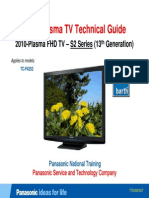 Panasonic Tc-p42s2 S2-Series 13th-Generation 2010 Tech-Guide Training