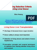 Expanding Selection Criteria For Living Liver Donor