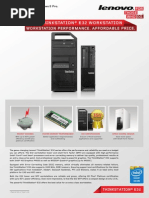 Lenovo ThinkStation E32 Datasheet