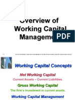 CH 13 Working Capital Overview 