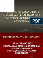 MKDKI Dan Norma Disiplin Kedokteran