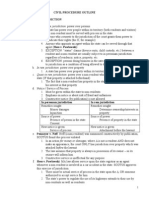 Civil Procedure Outline Personal Jurisdiction