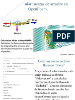 Como Calcular Fuerzas de Arrastre en OpenFoam