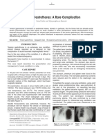 Tension Gastrothorax: A Rare Complication: Case Report