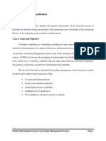 3.2 Software Design Specification: Student Information System (Curriculum Management System)