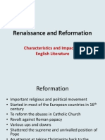 Renaissance and Reformation