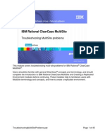 Troubleshooting Multi Site Problems