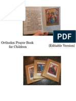 (Editable) Orthodox Prayer Book For Children