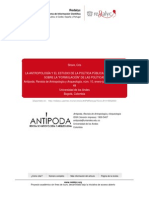 Shore, Cris. La Antropología y El Estudio de La Poltiica Publica. Reflexiones Sobre La Formulación de Las Políticas PDF