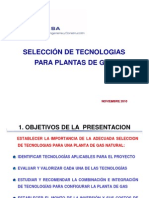 Seleccion de Tecnologias para Plantas de Gas PDF