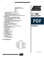 8-Bit Microcontroller With 2K Bytes of In-System Programmable Flash AT90S2313