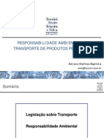 Resp - Ambiental No Transporte de Produtos Perigosos