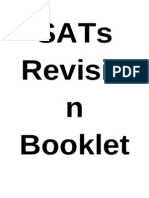 SATs Revision Booklet