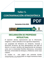 Taller de Contaminación Ambiental