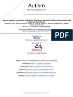 Autism: Asperger Syndrome The Prevalence of Anxiety and Mood Problems Among Children With Autism and