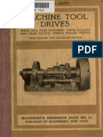 Machine Tool Drives