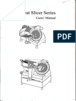 Meat Slicer User's Manual