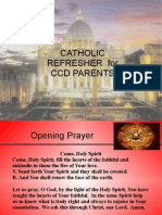 Catholic Refresher For CCD Parents