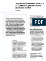 The Preparation of Chromium Metal by Aluminothermic