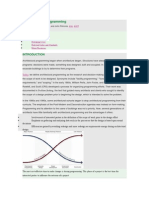 Architectural Programming