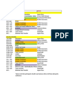 SLC 2-Day Schedule Proposal