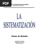 La Sistematización