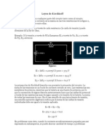 Leyes de Kirchhoff.