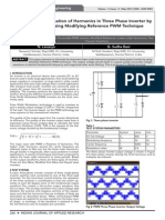 Elimination of Harmonics in Three Phase Inverter by