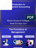 Introduction To Management Accounting