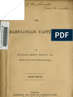 (1874) Babylonian Captivity by William Henry Brown