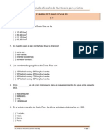 Examen de Quinto Año de Práctica