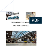 Environmental Analysis Siemens Ltd-India