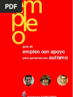 Guía de Empleo Con Apoyo para Personas Con Autismo