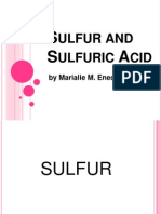 ChE 140 - Sulfur and Sulfuric Acid