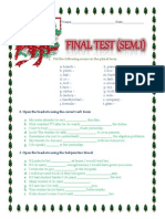 English Intermediate Level Test