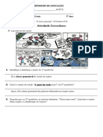 7 Ano Atividade Extraclasse Sujeito e Predicado 11619145 PDF