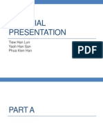 Tutorial Presentation: Tiew Han Lun Yaoh Han San Phua Kien Han