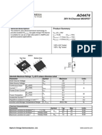 Product Summary General Description: 30V N-Channel MOSFET