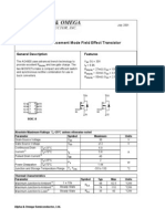 AO4800 Dual N-Channel Enhancement Mode Field Effect Transistor