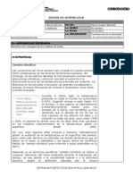 Sesión de Aprendizaje Cambios Climaticos 24-10-2013