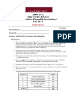 ADM 2342A Mid Term Exam Solution