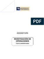 Investigacion de Operaciones - Material