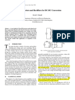 Class de Inverters and Rectifiers For DC-DC Conversiond