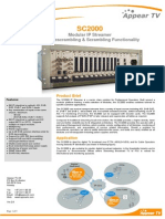 Modular IP Streamer With Descrambling & Scrambling Functionality